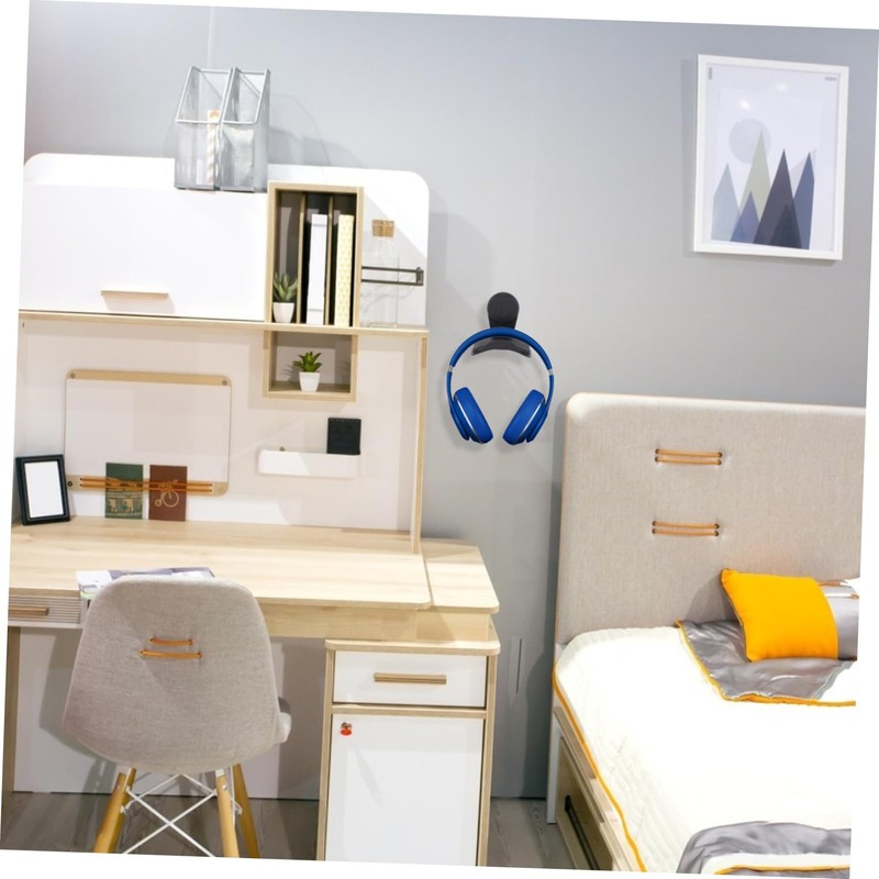 DOITOOL Ear Headphone Rack Wall-Mounted Stand Soft TPU Pad Sturdy