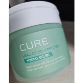 Kim Jeong-moon Aloe Realoe Green Relaxing Pads 60 sheets, 2 pieces / 김정문알로에 리알로에 그린 릴렉싱 패드 60매, 2개