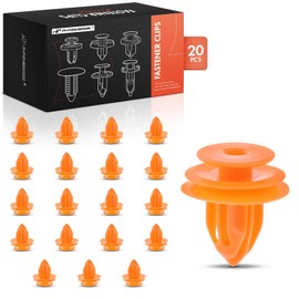 A-Premium 20 PCS Rear Liftgate Headliner Car Retainer Fastener Push Pin Clips Compatible with Honda CR-V Civic Accord Fit CR-Z Ridgeline Ford Explorer Expedition Lincoln Navigator Aviator - for 8.5mm