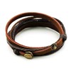 axy Series 1 TWIC1! Wrap Bracelet, Genuine Leather Surfer Bracelet,
