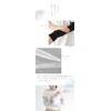 Kinuya SO6928 Cool Silk Arm Cover, UV Protection, Iron Black