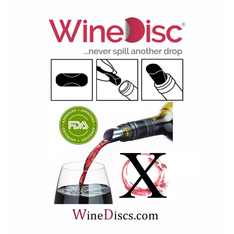 Wine Disc Bottle Hanger Gift Pack of 10 flexible no
