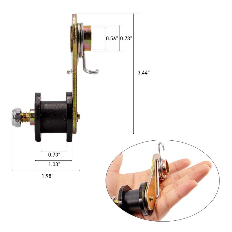 UTSAUTO Chain Tensioner Heavy Duty Chain Roller Tensioner Adjuster Spring