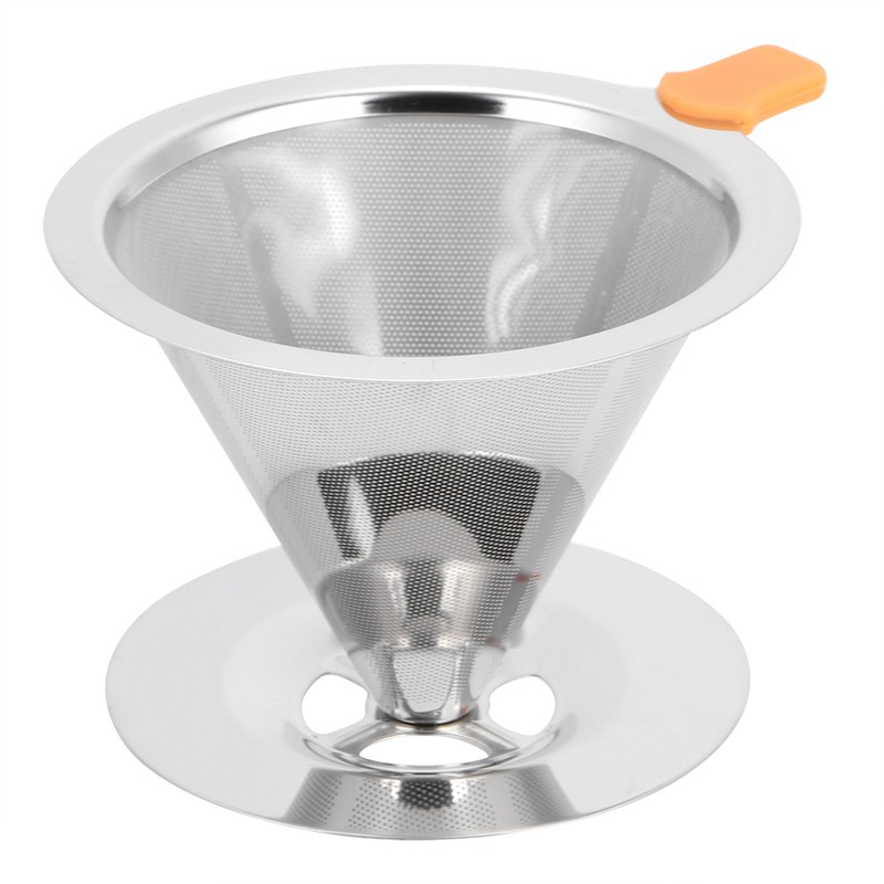 304 Stainless Steel Integrated Coffee Filter Paperless Reusable Coffee Filter