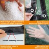 BeGrit Clear Tarps Waterproof Transparent Tarpaulin with Grommets, Dustproof Rainproof