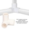 3 Way Pipe Fittings, 10PCS PVC Pipe Connector, 3 Way
