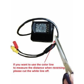 BW Rear View Backup Reversing HD Camera for Car Truck Lorry Pickup Bus Vehicle Caravans- Waterproof, Night Vision DC 12V - 24V