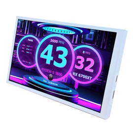 VSDISPLAY 8 Inch Mini LCD Monitor IPS 1280x800 Small Portable Monitor with Interface,for DIY Secondary Display/PC Case Internal Screen