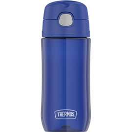THERMOS FUNTAINER 16 Ounce Plastic Hydration Bottle with Spout, Blueberry
