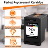 NineLeaf 8 Pack Remanufactured 62XL Black High Yield Ink Cartridge