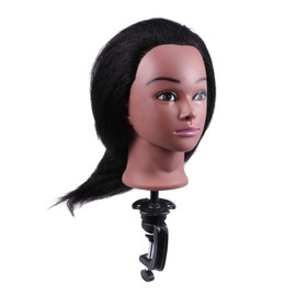 TOVINANNA Hairdressing Mannequin Head Hair Cutting Dummy Braided Hair Model for Cosmetology Students Beauty Salon Training Head