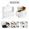 ROWNYEON Clear Makeup Case Toiletry Bag Multipurpose Travel Makeup Train