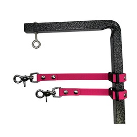 Xylo Groomate Grooming Arm StabilizerLoop Set 6” & 8” Head Restraint Loops Dog Grooming Table Arm Attachment (Hot Pink)
