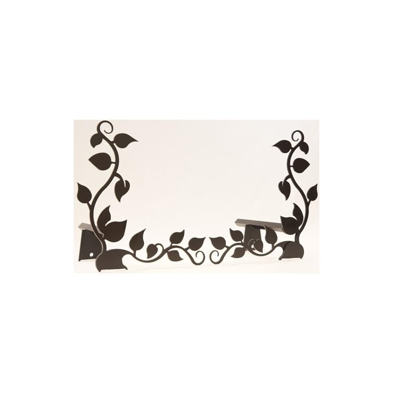 Design Specialties Fireplace Ivy Design Black Andiron