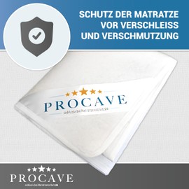 PROCAVE Felt Protector for Slatted Frame Available in Different Sizes –Made in Germany | Mattress Cover & Mattress Underlay | Breathable and Protective