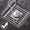 2 Packs Stainless Steel Drain Key Lifting Hook Drain Grid