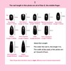 Short Coffin Press on Nails Handmade False Nails with Designs,