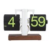 Digital Flip Clock 12h Single Sided Large Numbers Automatic Retro