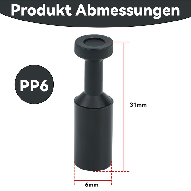HAFRILY 20 x 6 mm pneumatic plugs, push to connect