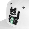 Nebelkind Snapback Cap Men Women Waving Cat One Size Adjustable