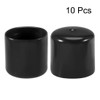 sourcing map 10pcs Rubber End Caps 45mm ID Vinyl Vinyl