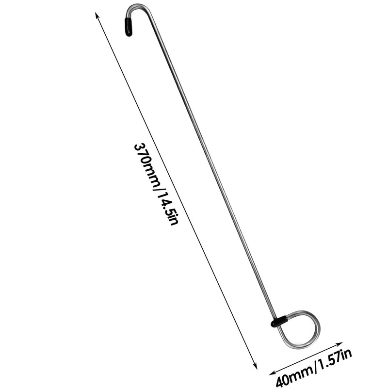 Stainless Steel Skimmer Lid Lifting Hook - Stainless Steel Skimmer