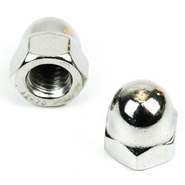 DAUMLINK® Cap nut, high shape DIN 1587, material V2A stainless steel (25 pieces) (similar to UNI 5721) for screw optics and against injury, dirt and damage (M8)