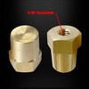 Ampper 5/16"-18 Thread Female Brass Battery Terminal Post Adapter Battery