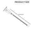 WOLMIK Whisk Small, Mini Whisk, 15.5 cm Manual Whisk, Robust
