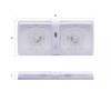 Facon 12V LED RV Interior Reading Lamp Wall Sconce With