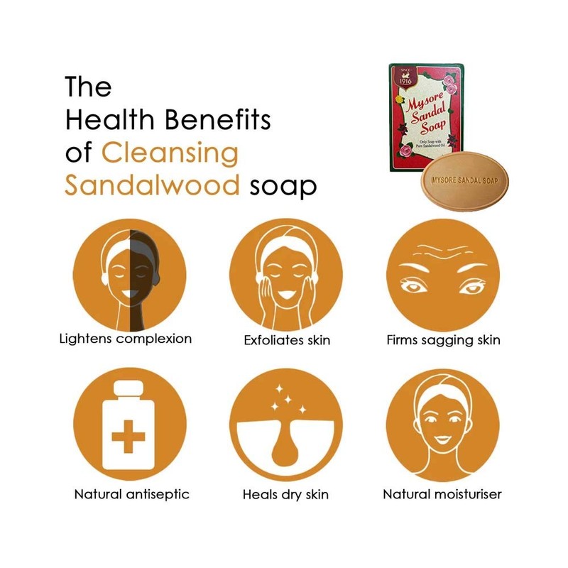 Mysore Sandal Soap (Pack of 4)