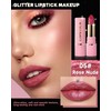 Sequin Lipstick Metallic Lipstick Pink Shiny Long Lasting Shiny Diamond