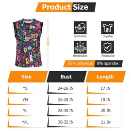 Gracfulcub Baseball Chest Protector Youth Padded Football Shirt, Chest Protector Baseball Youth, Football Padded Shirt for T Ball, Lacrosse & Goalies (Yellow, YXL)