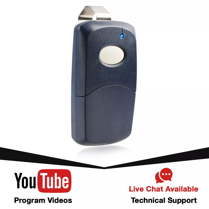 NAR Blue Shell Garage Door Remote Opener for Linear Multi-Code