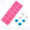 2PCS 12 Holes With star Shape Silicone Bakeware Mold For