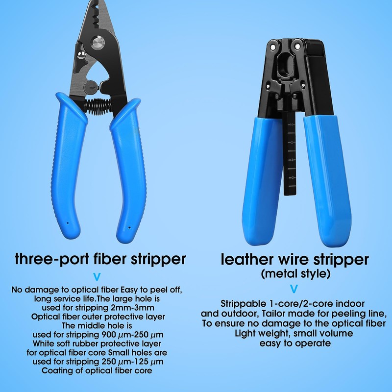 BAOSHLA Fiber Termination Kit FTTH cold connection Tool Kits with