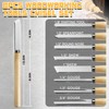 8 Pcs Wood Lathe Tools, Wood Chisel Sets, Suitable For