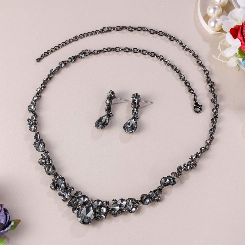 EVER FAITH Mujer Sets de Joyería Cristal Austríaco Elegante Boda