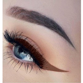 Liquid Eyeliner Pen, Long-Lasting Eye Liner Pencils for Eye Makeup, Pigmented Water-proof colorful Eyeliner Liquid Liner Pencil (Brown)