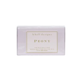 Peony Scent Triple Milled Bar Soap - 3 Piece Set