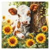 Skyboda Sunflower and Cow Diamond Painting Kits for Adults, DIY
