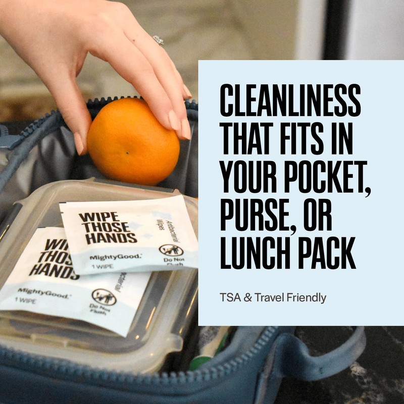 Wipe Those Hands On-The-Go Sanitizing Wipes -12 Packs of 10