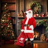 Deluxe Plush Santa Adult Costume | Large