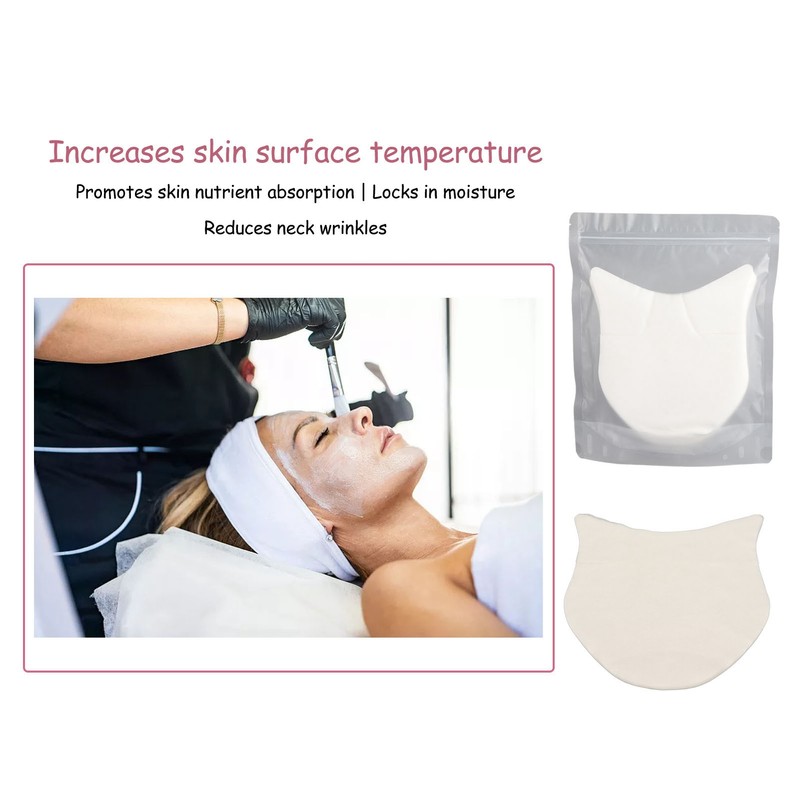 150 Sheets Neck Skin Care Mask Silk Disposable Wrinkle Removal