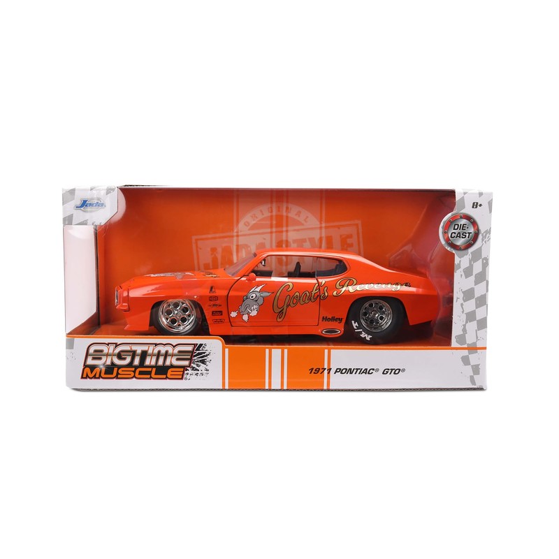 Jada Toys Big Time Muscle 1:24 1971 Pontiac GTO Diecast