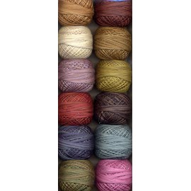 Valdani Perle Cotton Embroidery Thread Size 12 Scent of Flowers Collection