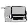TRQ Metal Reinforced Exterior Door Handle Chrome Chrome, Plastic &