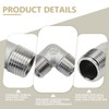 Bwintech 3 Pcs 90 Degree 3/4" Male to 3/4" Male