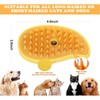 Steamy 3-in-1 Self-Cleaning Cat Grooming Brush - Massage, Removes Knots