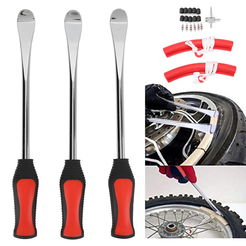 Tire Spoon Lever Iron Tool Set Repair Detachable Kit with